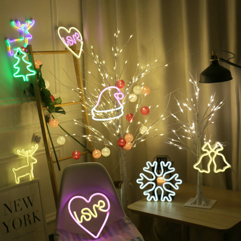 Holiday Neon Night Light